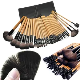 32Pcs Professional Makeup Brushes Cosmetic Foundation Powder Eye shadow Blush Blending Make Up Brush Set With Bag Maquiagem 220616