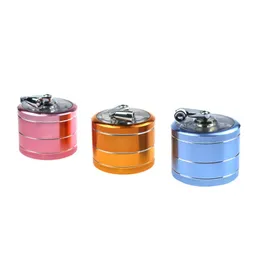 2021 Pink/Blue/Gold Colors Grinders Metal tobacco smoke cigarette detector grinding smoking Grinder Fit Cool Gift Dry Herb accessories