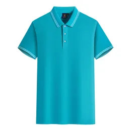 Designer polos skjorta män mode blommig casual klassisk solid bomullskrage med broderi orm bin streetwear polo