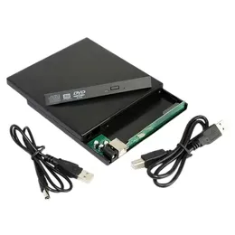 HDD Enclosures Laptop USB till SATA CD DVD RW Drive Extern Case Caddy