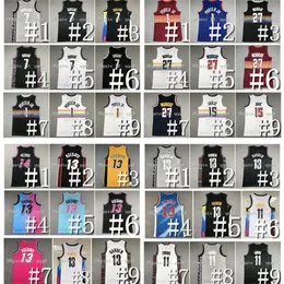 Maglia da basket NC01 Cade Cunningham 7 Kyrie 11 Maglia Kevin Irving 13 Harden Durant Ja 12 Morant Nikola Damian 0 15 Lillard Jokic Trae 11