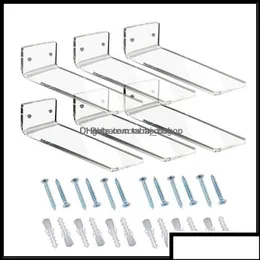 衣類ワードローブ収納ホーム組織ハウスキーガーデンハウスキー6個クリアフローティングスニーカーシューズ壁掛け靴ディスプレイスタンドドロップ