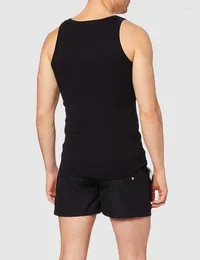 Men's Vests Close Fitting Soft Underwear Original Pure Cotton Anti Odor Treatment Stra22