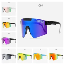 De nieuwe UV400 Outdoor Winddichte Outdoor Eyewear Lens Classic Glasses fietsen Lopende visserijsport gepolariseerde zonnebril 2022 Hot Sell Pit Viper