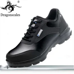 Segurança masculina anti -eledora antipierciercing steel toe tap moda casual primavera e outono couro botas de ferramentas sapatos planos y200915