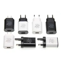 Universal USB Wall Charger Full 2A Portable Travel Home Charging Adapter EU US UK Plug för mobiltelefoner