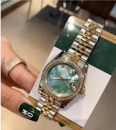 من أعلى الدرجة AAA  امرأة ميكانيكية أوتوماتيكية مشاهدة الماس الحافة الرجال تاريخ تاريخ الجة اليوبيل من الفولاذ المقاوم للصدأ سيدة سيدات wristwatch wristwatches Montre Luxe