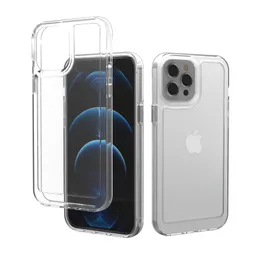 Premium Space Transparant Clear Acryl TPU harde telefoonhoesjes voor iPhone 14 13 12 11 Pro Max Mini XS XR X 8 7 Samsung S22 S21 Plus Ultra S21FE S20FE A33 A53 5G A32 4G