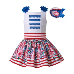 Conjuntos de roupas de verão roupas infantis para meninas combinando saia e top conjunto para 3 4 5 6 8 10 meninas de 12 anos tiararoupas
