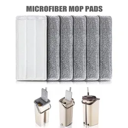 Pano de limpeza de piso Squeeze panos de microfibra Substitua a cabeça de esfregar as almofadas para lavagem de lavagem de spray seco e molhado para acessórios para casa 220727