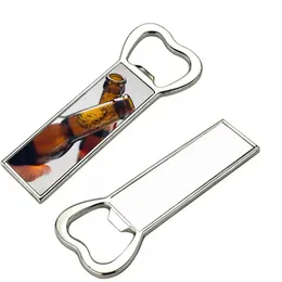 Creative DIY Thermal Transfer Bottle Opener Blank Sublimation Kylskåp Material LK001182