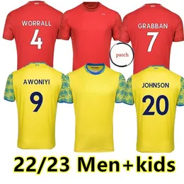 22 23 23 Nottinghams koszulki piłkarskie hrabban 2022 2023 MOCE MOCES YATES LOLLEY SHIRT MBE SOH SOH DA COSTA CARVALHO TAYLOR Home Away Men Kits Kits Sock Pełne zestawy