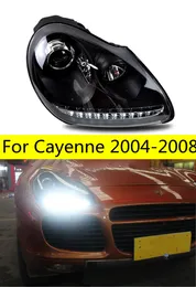 Akcesoria oświetlenia LED dla Cayenne 2004-2008 Upgrade CARLIGHT LAMPER PORSCHE DRL LAMPA LAMPOWY