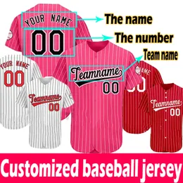 Niestandardowe koszulki baseballowe drużyny 2022 Dostosowywane logo i nazwisko i numeru baseballowe