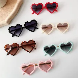 Kids Cartoon Heart Sunflower Fruit Rabbit Ears Sunglasses Girls Boy Children Outdoor Round Polarized UV400 Sun Glasses 220705