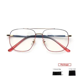 أزياء النظارات الشمسية إطارات Mimiyou Alloy Pilot Glot Frame Women Eyewear Retro Men Computer Pantical MyeGlasses Design Oculosfa