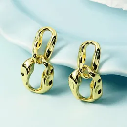 Stud Trendy Irregular Earrings For Women 925 Sterling Silver Jewelry Geometric Earring Lady Personality Party AccessoriesStud Mill22