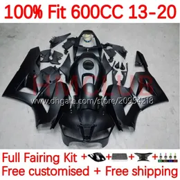 ホンダCBR 600RR CBR600 CBR 600 CC RR F5 13-20 147NO.20 CBR600RR 13 14 15 16 17 18 19 20 600CC 2013 2014 2015 2017 2018 2019 2020ボディマットブラックの注射フェアリング