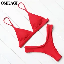 Omkagi Micro Bikini Setwear Mulheres Mulheres Swimsuit Sexy Push Up Natação Banheira Terno Beachwear Verão Brasileiro 220408