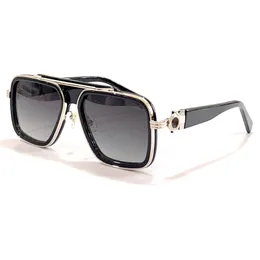 أسود سبائك درع التفاف نظارات 2022 الرجال النساء خمر الطيار النظارات مصمم ماركة فاخرة lentes دي سول موهير