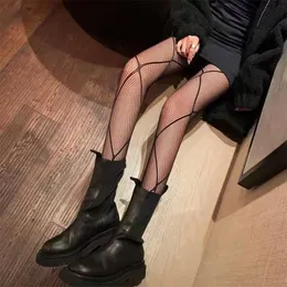 Çorap Çorap Seksi Kadın Tayt Dövmeler Mesh Pantyhose Collegme Femme Medias Lolita Punk Fishnet Çorapları Cosplay Hosierysocks