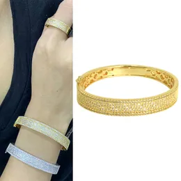 Pulseiras para mulheres cz zircão full cristal bracelete design ouro banhado em abre manupo presente de natal jóias indianas garotas amigas corea estilo estilo