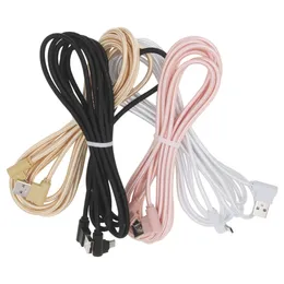 90 درجة L نوع الشكل C Cables Micro USB سريع الشحن سلك الشاحن سلك السلك 1M 2M 3M لهواتف Android