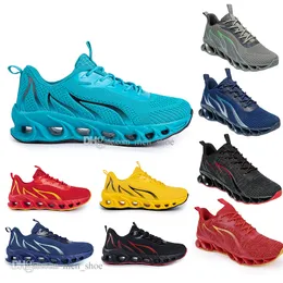 Men tênis de corrida Black White Moda Mulher Mulheres Trendy Trainer Sky-Blue-Bire-Red amarelo respirável esportes casuais esportes ao ar livre Estilo #2001-22