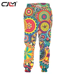 Full Body Print Colorido Folha Olho Camuflagem Sweatpants Homens 3D Streetwear Mens Hip Hop Moda Calças Drop 220623