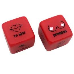 2 PCs / set Dice Sexy Craps Erotic Toys Love S For Adults Games Casal Game Bar Toy Toy Casal Gift Beauty itens