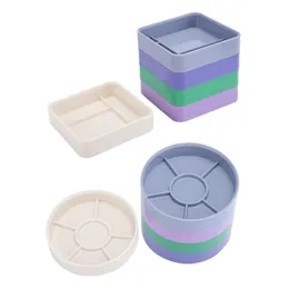 5 lagen rond vierkant plastic doos horloge onderdelen schroef opslagkoffer reparatie gereedschap accessoire container organizer voor maker 220719