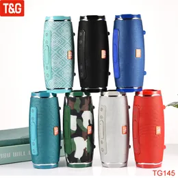 TG145 Bluetooth -högtalare Super Bass Portable Wireless Speakers Column Stereo Subwoofer TWS Högtalare med FM MIC USB TF AUX