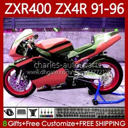 OEM Body For KAWASAKI NINJA ZXR 400 CC ZX-4R ZX4R 91-96 Bodywork 138No.150 ZX 4R 400CC ZXR400 91 92 93 94 95 96 ZXR-400 1991 1992 1993 1994 1995 1996 Fairing Kit