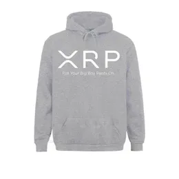 Felpe con cappuccio da uomo Felpe XRP Ripple Crypto Valuta Divertente Metti i tuoi pantaloni da ragazzo grande sul compleanno Prevalente maschio Anime Abbigliamento felpa con cappuccio di marca felpe con cappuccio H2EQ