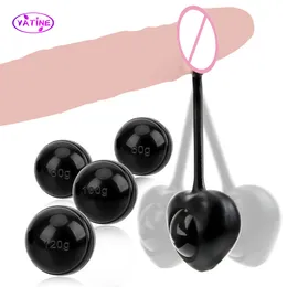 60/80/100/120g Dumbbell Gravity Balls Penis Enlargement Exerciser for Men Cock Ring Male Masturbator sexy Toys Erotic Products