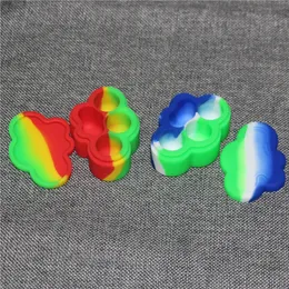 Colorful Cloud Shape box Nonstick Wax Oil Rigs Wig Wag Containers Silicone Case Jar Storage Jars Holder Pill Spoon Boxes Straw Smoking DHL