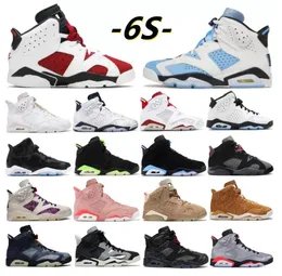 2022 Jumpman basketball shoes 6 6s With Box Top Fashion university blue sp og black infrared medium olive carmine electric green sneaker sneakers