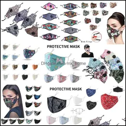 Mode ansiktsmask andning vae anti damm vikning utan skyddande dammtät pm2.5 designer masker droppleverans 2021 housekee organisati