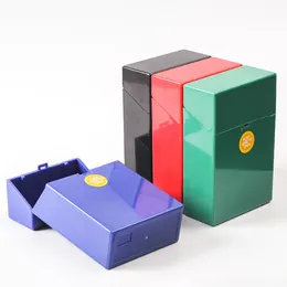 담배 케이스 성격 자동 플립 커버 하드 케이스 20 전체 팩 담배 상자 플라스틱 멀티 컬러
