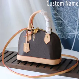 كلاسيكيات حقائب اليد Alma Handbag أكياس الكتف أكياس حقيقية من الجلد حقيبة الأزياء سيدة Alma bb crossbody محفظة شل السوستة جيب M53152