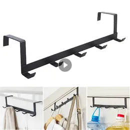 Hooks & Rails Hook Door Hanger Cabinet Coat Home Storage Supplies Roof For Kitchen Towel Cleaning Cloth BathroomHooks