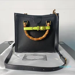 HH Женщины бамбуковые сумочки сумки для плеча Diana Bamboos Saddles Totes Crossbody Supping Bag Lady Print Letters