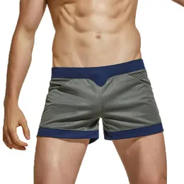 Herren-Shorts, lässig, Patchwork-Tasche, Workout, atmungsaktive Sweatshorts, schnell trocknende Lauf-Jogginghose, Homewear-Hosen, Badehose, PantalonesHerren