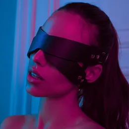 BDSM Eye Mask Sexy Bondage Game Game пары кожаные жгут фетиш костюмы для женщин для женщин мужские игрушки для лиц маски