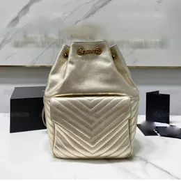 Mochila de couro de cordeiro JOE Costura acolchoada em Y de alta qualidade Feminina senhora luxo Designers Carteira crossbody de couro genuíno bolsa preta branca