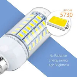 E27 LED Lightbulb E14 램프 옥수수 구근 220V Bombilla LED GU10 15W 캔들 라이트 3W 5W 7W 9W 12W G9 샹들리에 조명 B22 SMD 5730 H220428