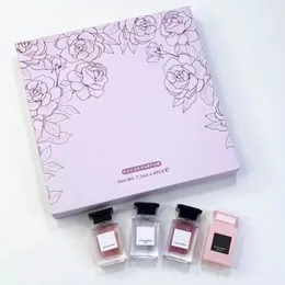 High end Brand perfume set 7.5ml x 4pcs rose series CHERRY ROSE OUD kit 4 in 1 with box fragrance top quality fast ship