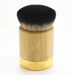 Serie T di fascia alta T solido Bamboo Hand Short Short a cupola Kabuki Round Foundation BB Cream Brush Makeup