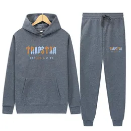 Herrhuvtröjor tröjor med män/kvinnor 16 Färg 2 stycken Set Loose Fleece Sweatshirt Pants Suit Hoody Sportswear Par Outfitmen's