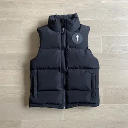 Top senza maniche da uomo Trapstar Giacche Gilet T Badge Gilet moda Cotone Ricamo Donna Abiti corti High Street Abbigliamento caldo 2023